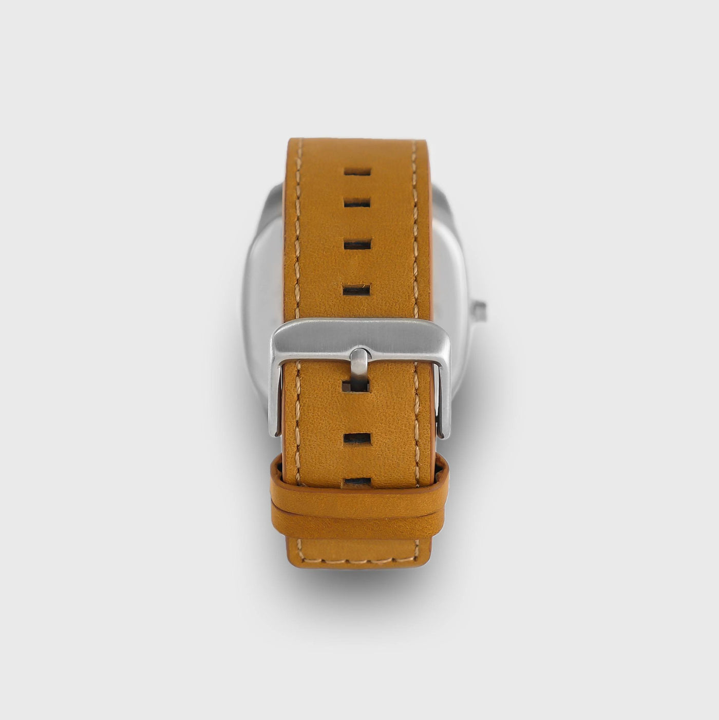 ICON Classic Watch - Silver Case/ Tan Leather Strap